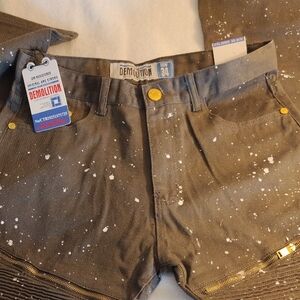 Demolition Paint Splatter Jeans Motorcycle Bike Riding Men's 34x32 NWT